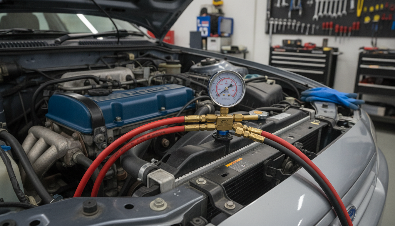 Ford Laser cooling system radiator diagnosis