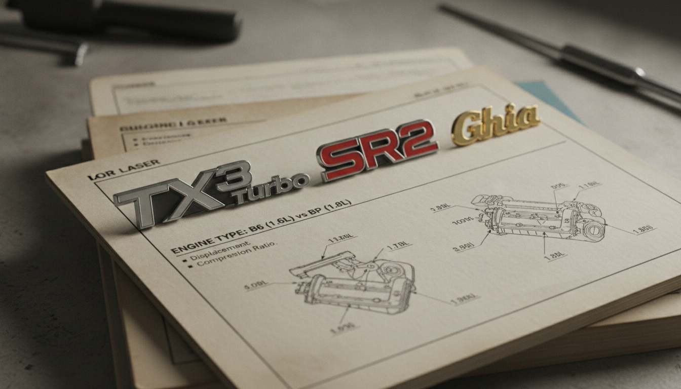 Ford Laser TX3 SR2 Ghia LXi manuals