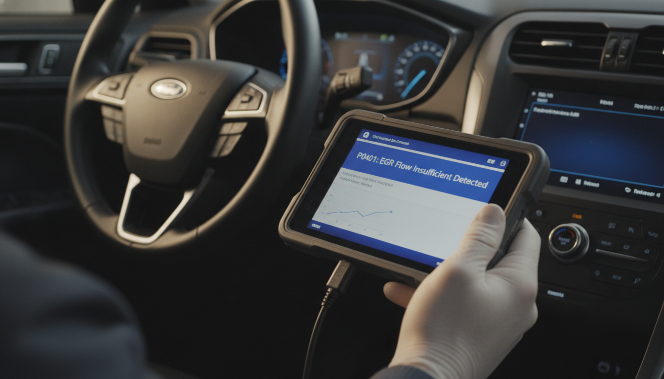 Ford Mondeo EGR fault scan tool diagnosis manual
