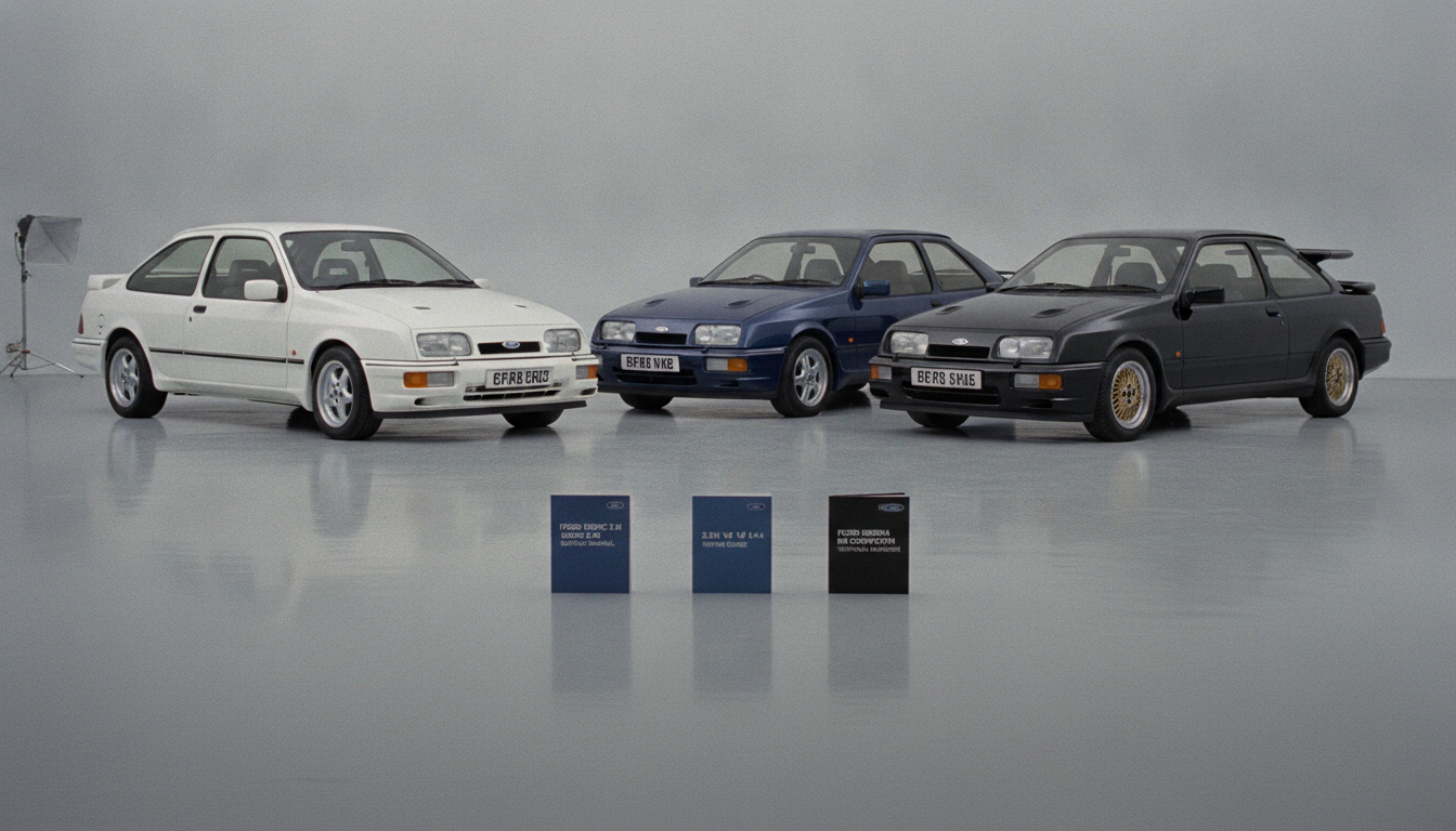Ford Sierra XR4i Cosworth manuals model lineup comparison