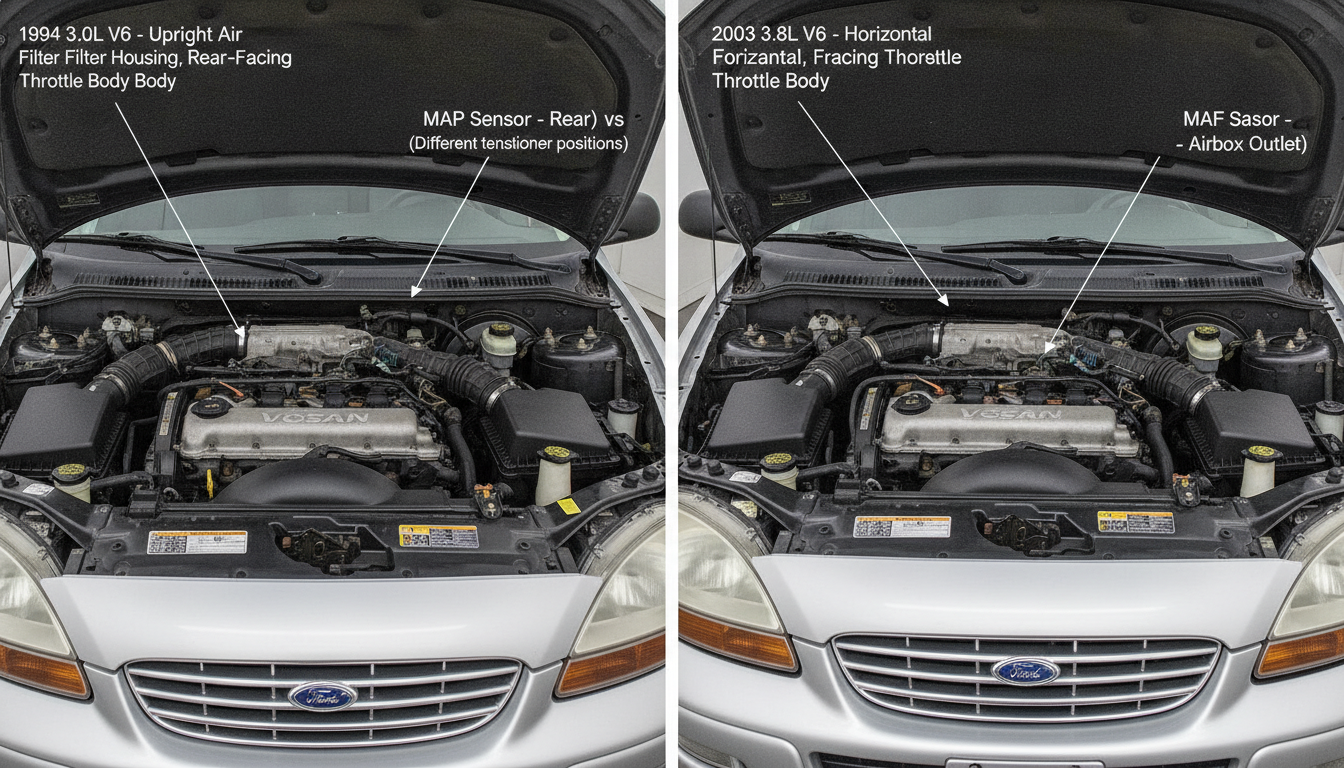 Comparing different Ford Windstar engine models