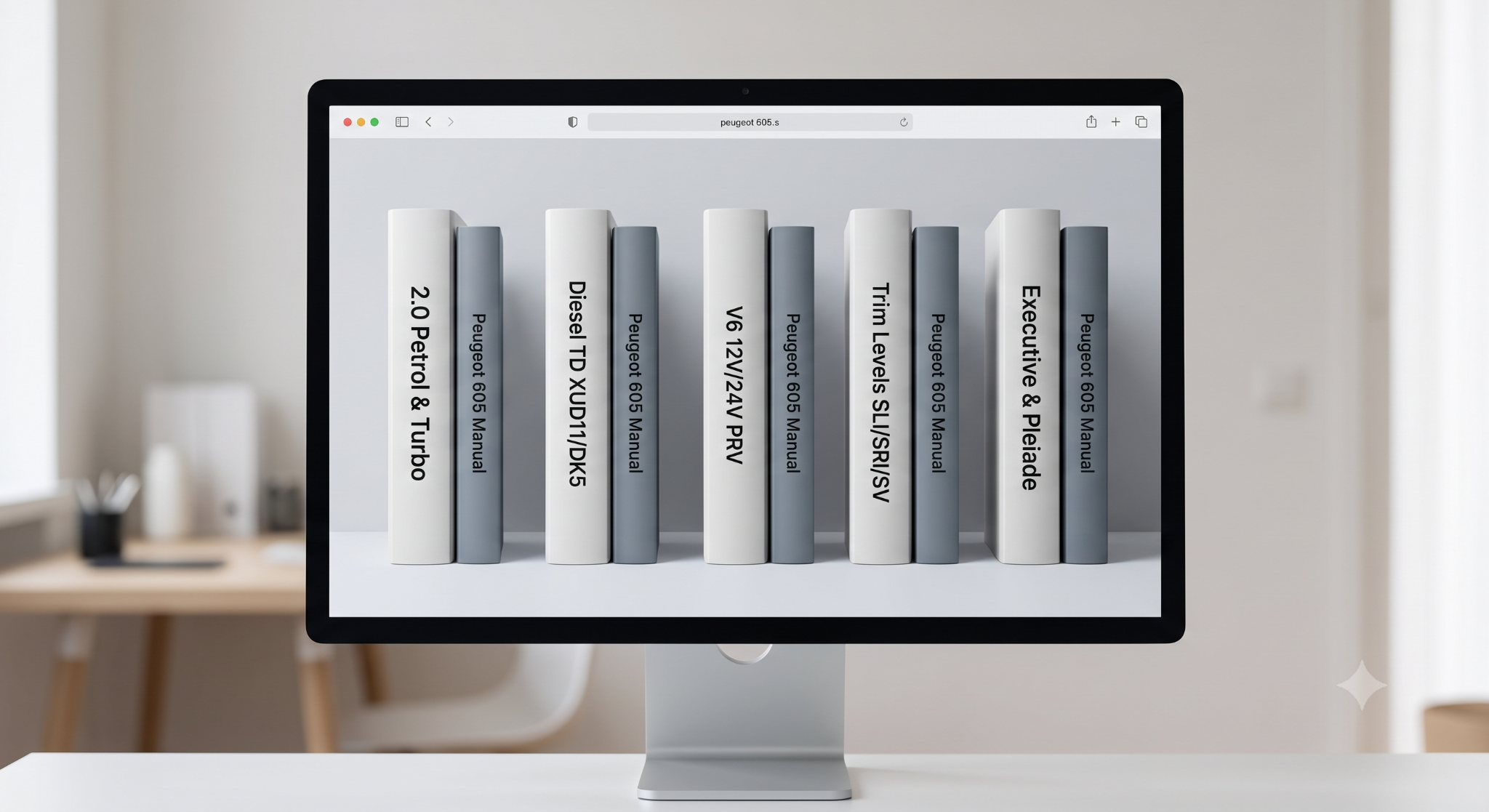 Digital library of Peugeot 605 manuals