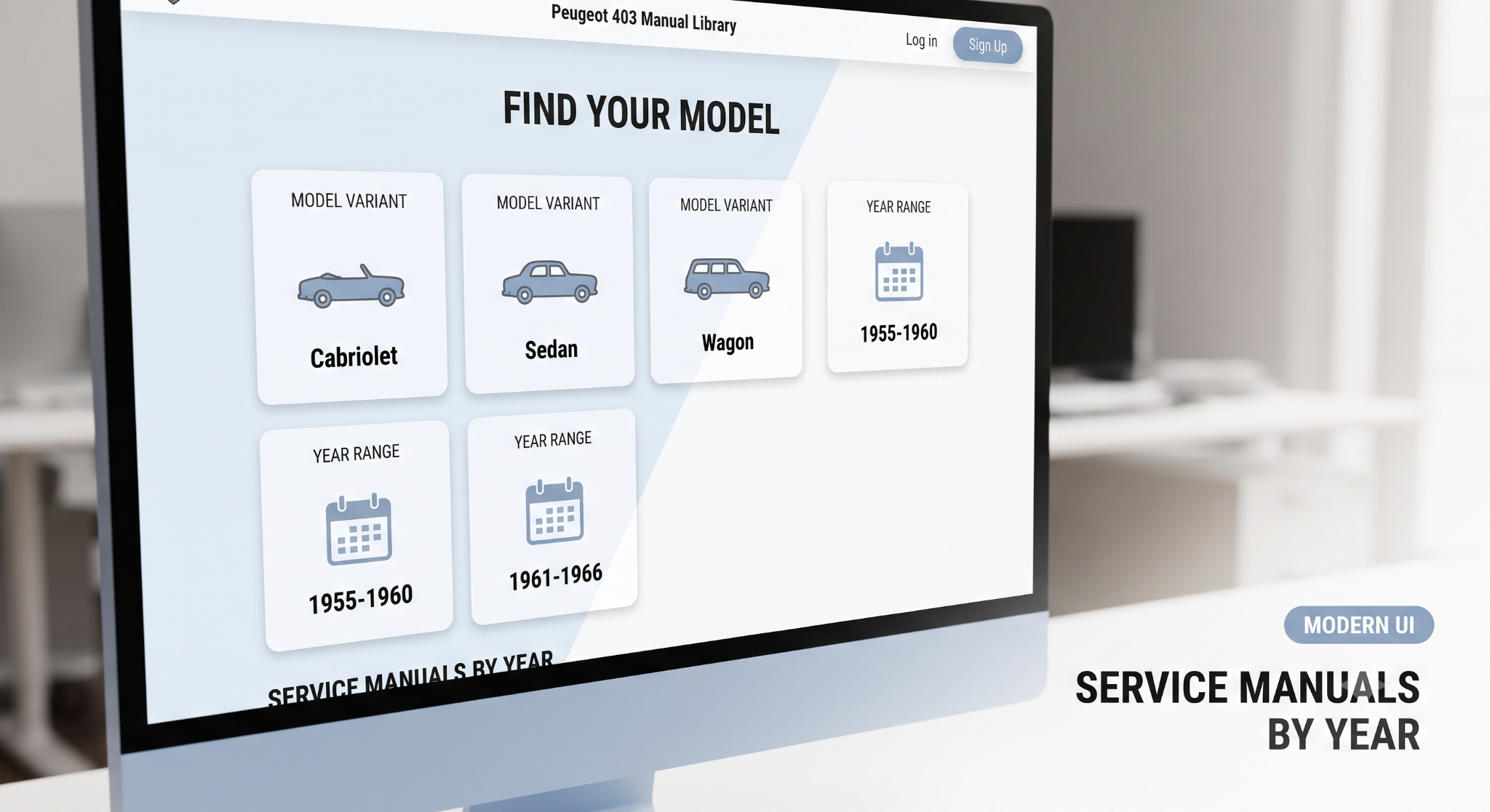 Website categories for finding manuals.