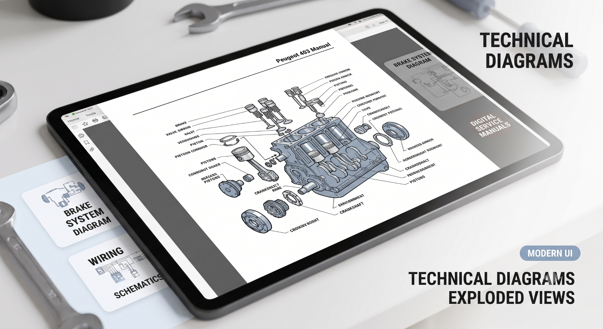 Technical diagrams within a digital manual.